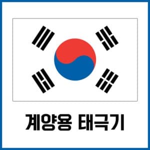 게양용태극기