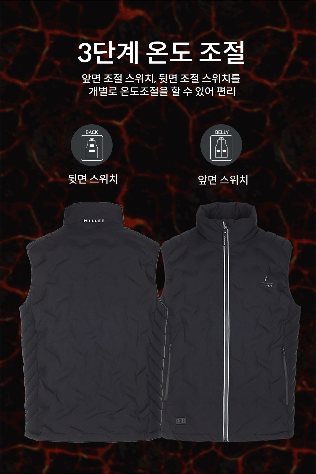 밀레세이프티 발열조끼