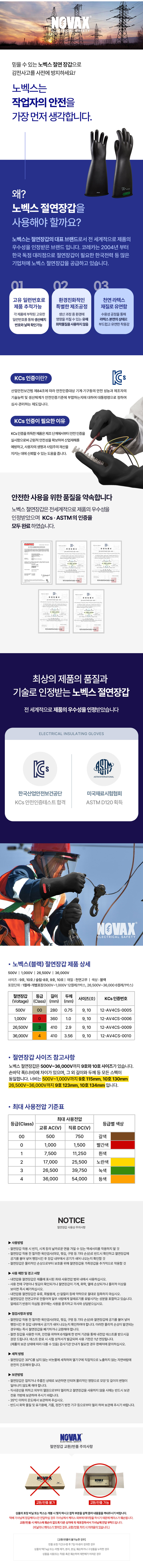 노벡스 절연장갑