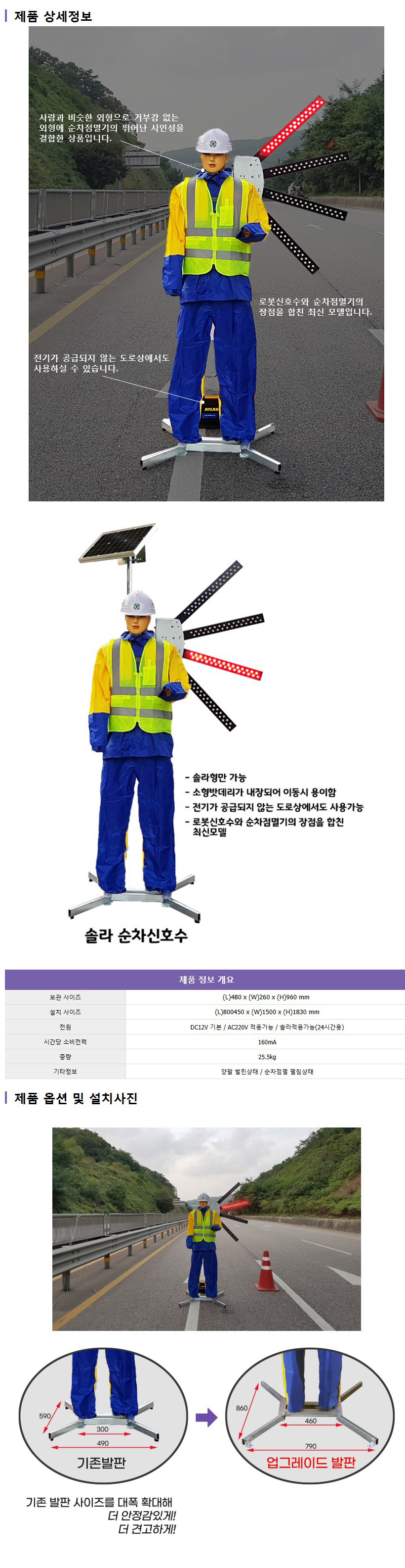 순차점멸신호수로봇