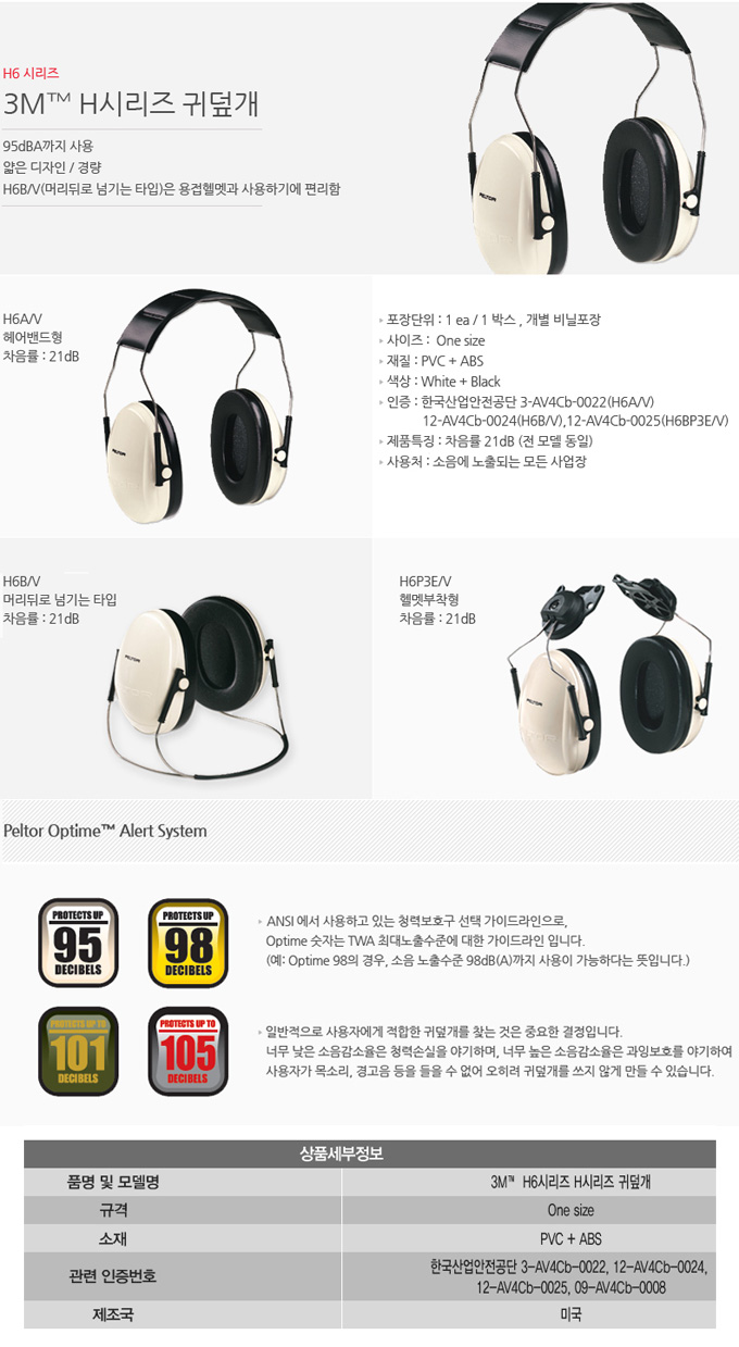 3M H6 시리즈