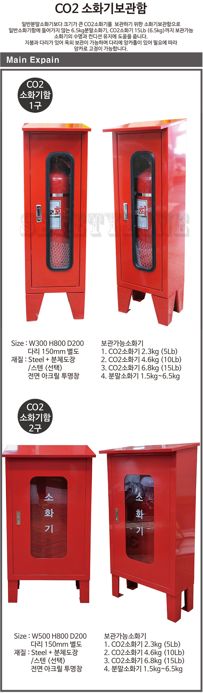 CO2소화기보관함