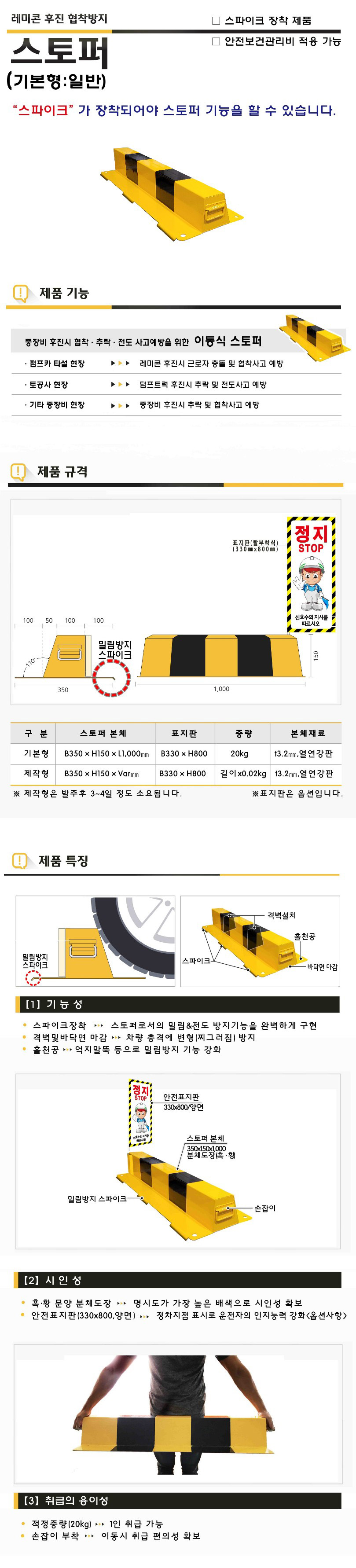 협착방지스토퍼