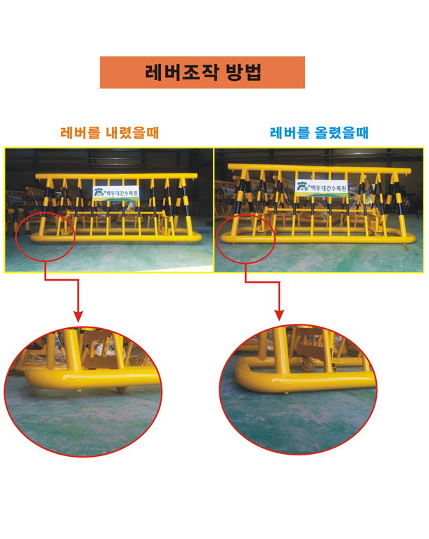 레버작동형바리게이트