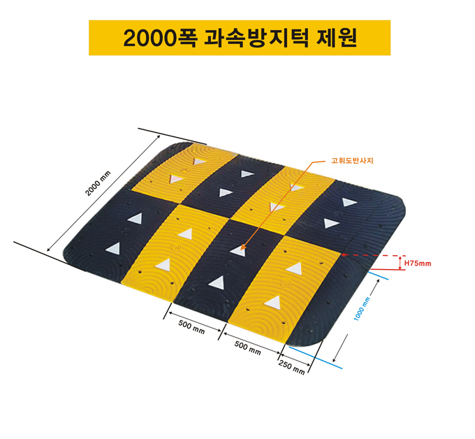 조립식과속방지턱 HK