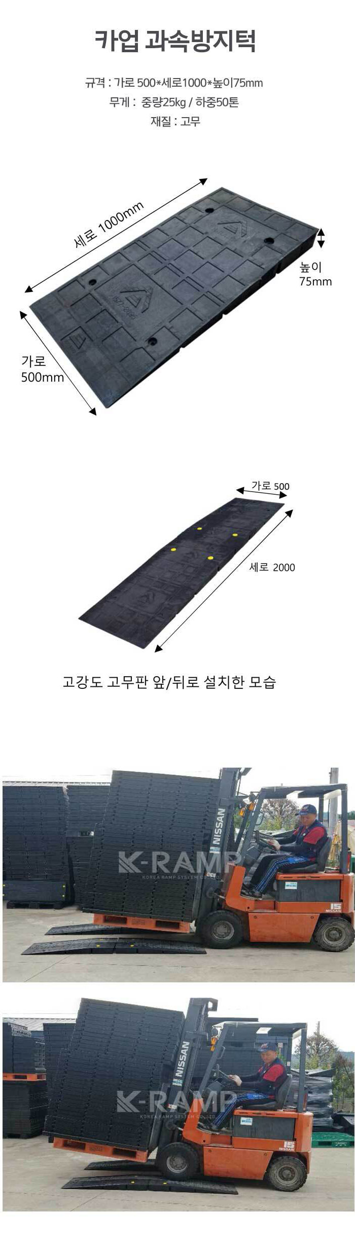 카업과속방지턱