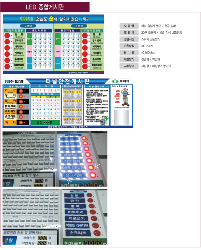 LED게시판 (터널형)