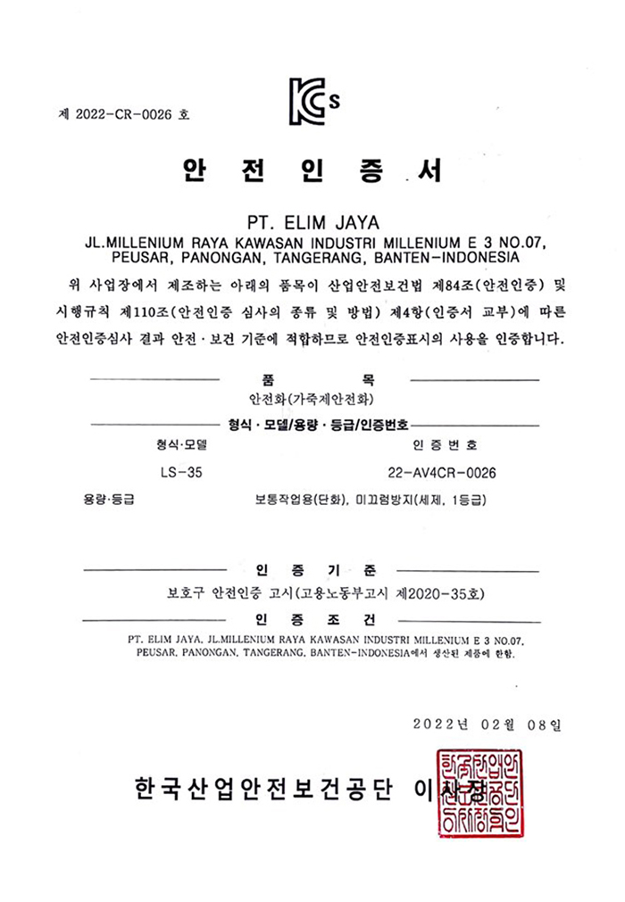 LS-35 다이얼안전화