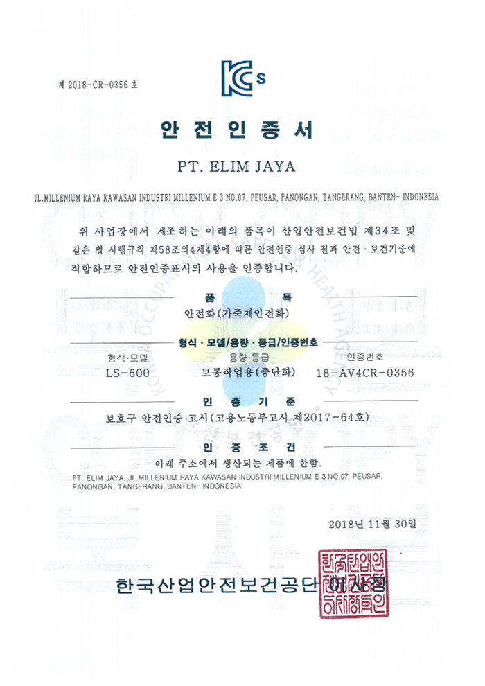 LS-600A 인젝션안전화