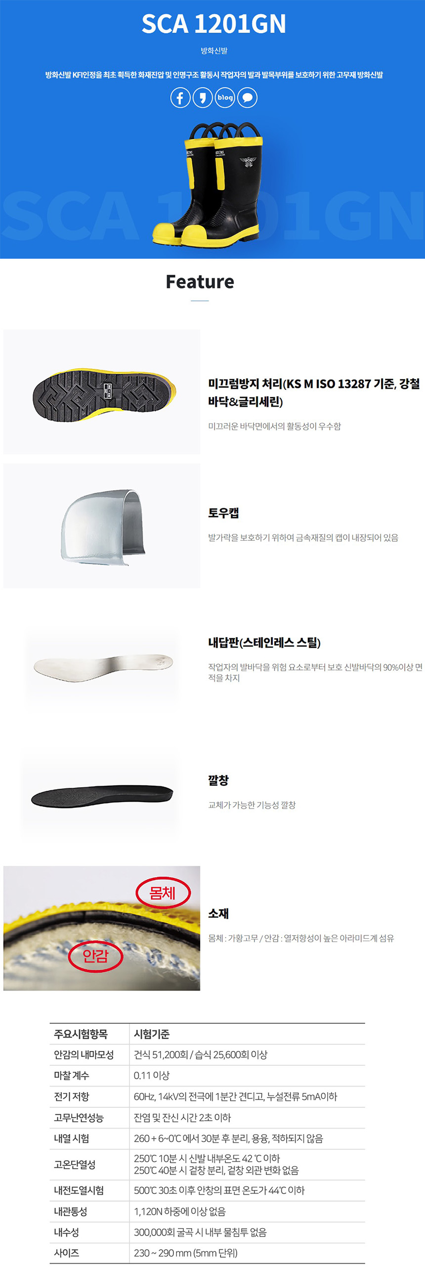 소방용방열장화