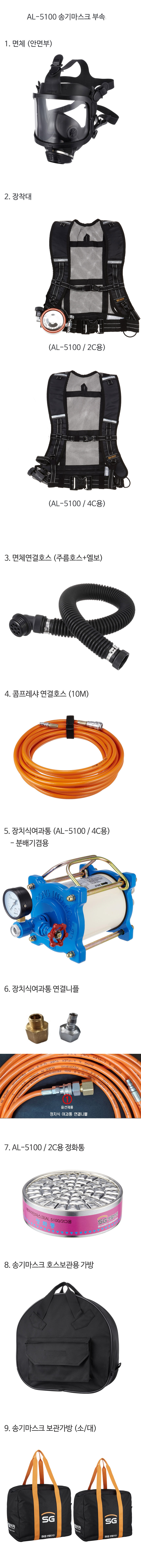 송기마스크 부품