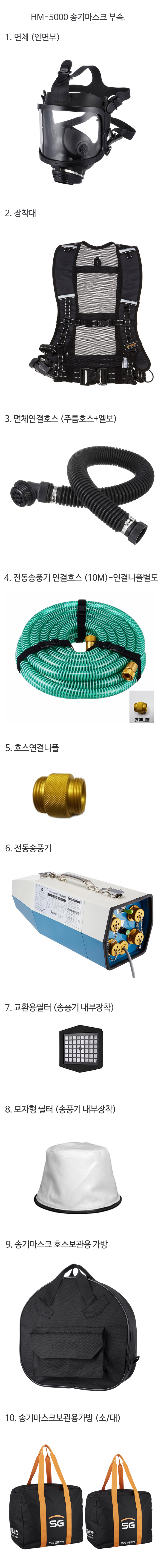 송기마스크 부품