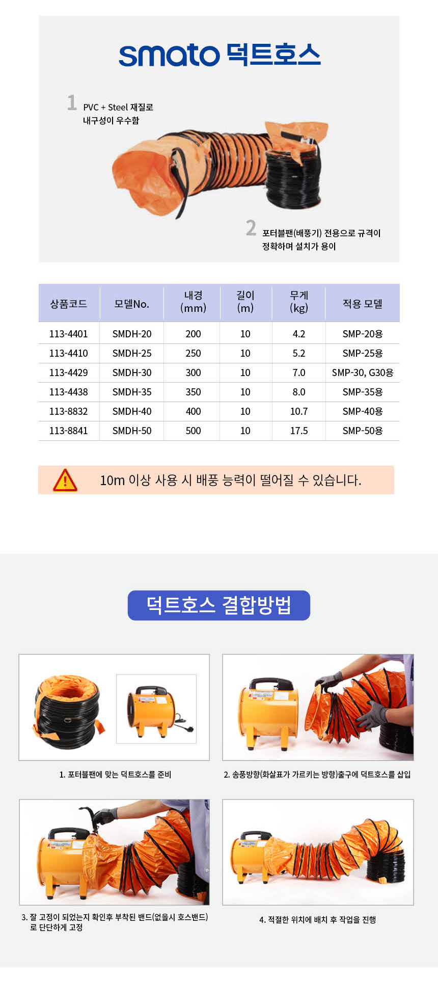 SMATO 닥트호스
