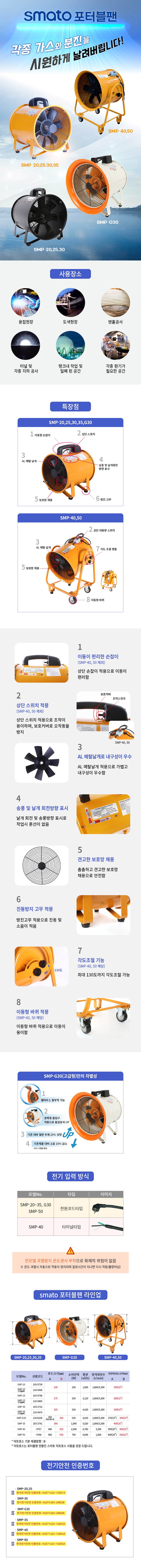 SMATO 포터블 팬
