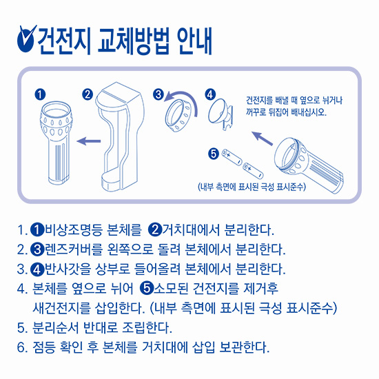 LED휴대용비상조명등