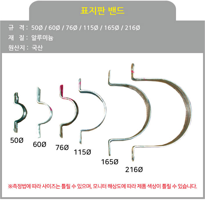 표지판용 밴드
